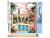 Peinture par Numéro Figured'Art - Villa luxeuse à Marrakech - Kit de Loisir Créatif DIY Numéro d'Art Complet - 40x50cm toile roulée + châssis en bois à monter