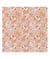Tissu coton fleuri rose/camel de 150 cm de largeur doabyrose vendu par 50 cm