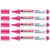 Lot de 5 marqueurs textiles - EDDING - Rose Fluorescent - Pointe ronde 2-3 mm