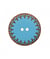 Bouton graphique 2 trous 23 à 28mm - Prym 23 Bleu clair
