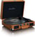 Platine Vinyle Malette Lenco TT10 Marron