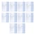 10 protège-cahier transparent en PVC – Format 17x22 cm – Épaisseur : 19/100ème – Grain lisse