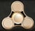 hand Spinner gold rosé en métal avec son coffret