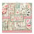 Pochette de 10 feuilles recto verso House of roses Stamperia