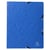 Chemise à élastique sans rabat carte lustrée 350gm2 - A4 - Bleu - x 50 - Exacompta