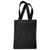 Sac en coton, noir, 25x21cm