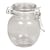 Verre av.couvercle bascul. mini, ø6,5cm, hauteur: 9cm, ø haut: 3,5cm (trou)