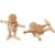 Bonshommes flexibles, H : 8 cm, 5 pièces/ 1 Pq.