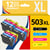 503XL - Pack 12 cartouches Epson 503 XL compatibles XP-5200 XP-5205 WF-2960DWF - 123CONSOMMABLES