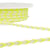 Bobine 25m galon bicolore 6mm Jaune fluo