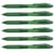 Lot de 6 Stylos Roller Encre Gel Rétractable Pentel EnerGel X BL107 Pointe 0,7 mm Vert