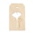 Pend.bois Feuille de gingko,FSC MixCred, nature, 4,8x8,2cm
