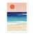 Affiche 30x40 cm - Surf Lacanau - Henry Rivers