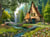 Puzzle 2000 pièces - Dominic Davison - Cottage du Crapaud - Castorland