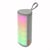 Enceinte Bluetooth Portable Subwoofer LED RGB & TWS Son Puissant Autonomie 4H Gris YONIS