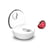 Ecouteurs Bluetooth Mini Invisibles Sport Sans Fil Avec Boîtier De Charge Noir Rouge YONIS