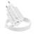 Mayaxess Chargeur Secteur pour iPhone 14 Plus 18W + Câble Lightning 1m Blanc