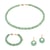Collier, bracelet et boucles d'oreilles Blima en pierres Aventurine - Sloya
