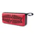 Mini Enceinte Bluetooth Portable Rétro Son Puissant 3W Autonomie Longue Durée Rouge YONIS
