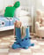 Panier de Rangement Bleu en Coton Dinosaure Jouets Enfants Accessoires Chambre