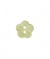 Carte de 4 boutons Fleurs Vertes 12mm - Union Knopf Vert