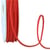 Bobine 30m cordelière polyester 2mm rouge