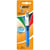 Stylo bille BIC - 4 Couleurs Grip - Multicolore, bleu, rouge, vert, noir - Pointe moyenne