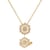 Ensemble collier et bague en strass Flocon