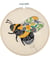 Kit de Broderie "Floral Bee" avec Cercle en Bois de 15cm – Trimits 51 Floral Bee