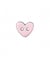 Bouton Coco laqué 2 trous Coeur 10 à 15mm - Prym 10-rose Clair