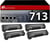 Pack 4 Toners compatible CANON 713 noir - 123CONSOMMABLES