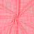 Tissu vichy Lyna Rose Fluo Petits carreaux sur fond Blanc