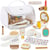 Maquillage Enfant, Jeux de Rôle - Trousse De Toilette +15 Accessoires Bois, Imagination Imitation