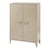 Casier de bureau métallique à 2 portes 110 x 75 x 33