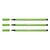 Lot de 3 feutres de dessin pointe ogive moyenne 1 mm - STABILO - PEN 68 - Vert clair