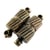 SACHET DE 2 FERMOIRS MAGNETIQUES BRONZE 5x15MM