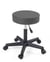 Tabouret à Roulettes Siège Rond Simili Rembourré Pivotant Hauteur Réglable YÉ (gris Foncé)