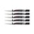Lot de 5 marqueurs craie Uni chalk marker Uni Ball pointe fine blanc