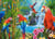 Puzzle 2000 pièces - Réunion de Perroquets - Castorland