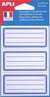 Etiquettes scolaires 34x75 mm24 u.