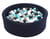 Piscine à balles Aire de jeu + 200 balles bleu marine noir,blanc,gris,turquoise - Velinda