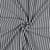 Tissu Double gaze de Coton fil teint Rayures Noir sur fond Blanc