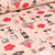 Tissu Coton enduit Arty Vignobles sur fond Beige