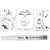 Modèles fenêtre Mariageetamour, 3modèles+1 marqueur craie, Boite 1kit