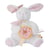 Lapin vanille fraise – pantin avec donut – Doudou et Compagnie - 20 cm