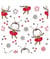 Tissu enfant coton abeilles de 140 cm de largeur ELISABETTA ROUGE vendu par 50 cm