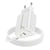 Mayaxess Chargeur Secteur pour iPhone 12 18W + Câble Lightning 1m Blanc