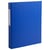 Classeur rembordé polypropylène 2 anneaux ronds de 25mm sur 3eme de couverture - Bleu - x 10 - Exacompta