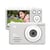 Appareil Photo Numérique 4K HD Avec Zoom 18x Et Écran 2.88 Pouces Pour Enfants Blanc YONIS