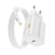 Mayaxess Chargeur Secteur pour iPhone XS 18W + Câble Lightning 1m Blanc